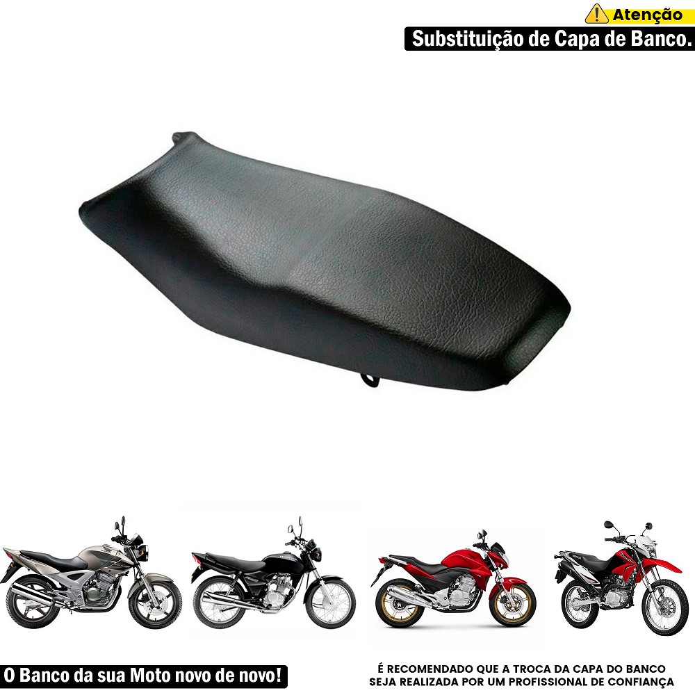 Capa de Banco Motocicleta Honda Titan 150 Fan 150 2009 A 2013 - Imagem 6