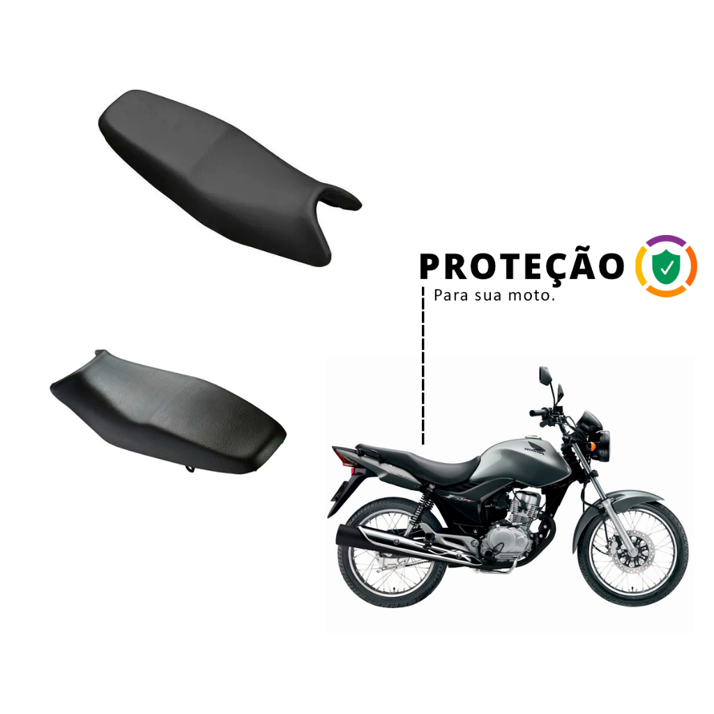 Capa de Banco Motocicleta Honda Titan 150 Cg 2004 A 2008 - Imagem 5