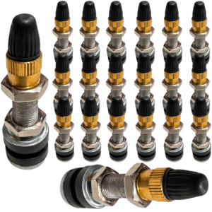 20 Unid Válvulas Metálicas Roda Liga Pneus Sem Câmara - Motocicletas