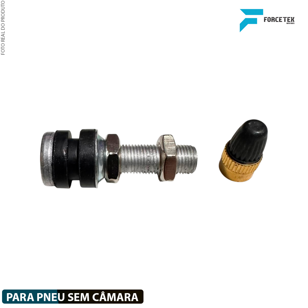 20 Unid Válvulas Metálicas Roda Liga Pneus Sem Câmara - Motocicletas - Imagem 4