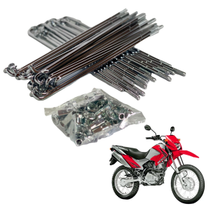 Raio Cromado Traseiro 4MM Bros 125-150 2003-2015 Bros 160 2016-2023